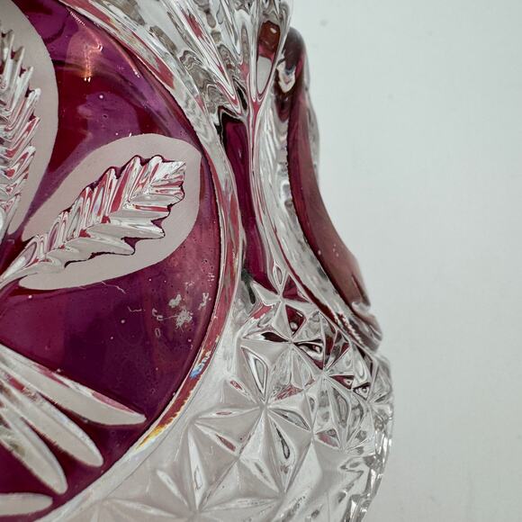 Vintage Byrdes Collection 8" Bell by Hofbauer 24% Lead Crystal No Clapper - Picture 7 of 14